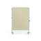 Ghent Partition Mobile 2-Sided Fabric Bulletin Board, 65"H x 46"W, Beige NEX224FFP-90 - alternate 1